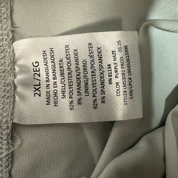 Laguna Swim Mens 2XL Swim Shorts Gray/Blue Palm Gradient Design Mesh Lining - Picture 7 of 12